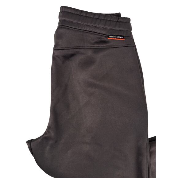 Grundens Men's Grundies Thermal Bottom Pant Gray Medium Fleece Lined Jogger EUC - Picture 8 of 11